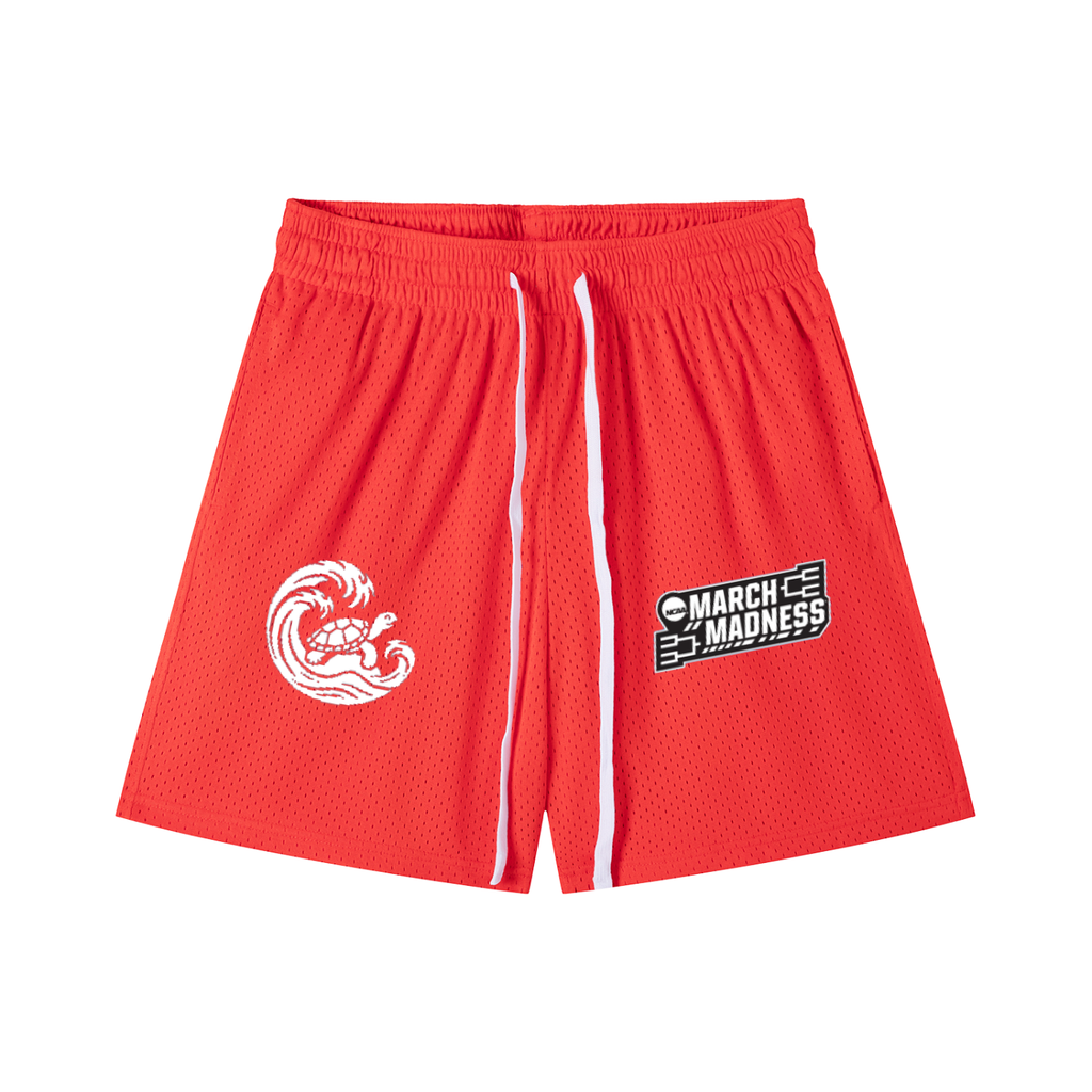 Mesh Drawstring Shorts
