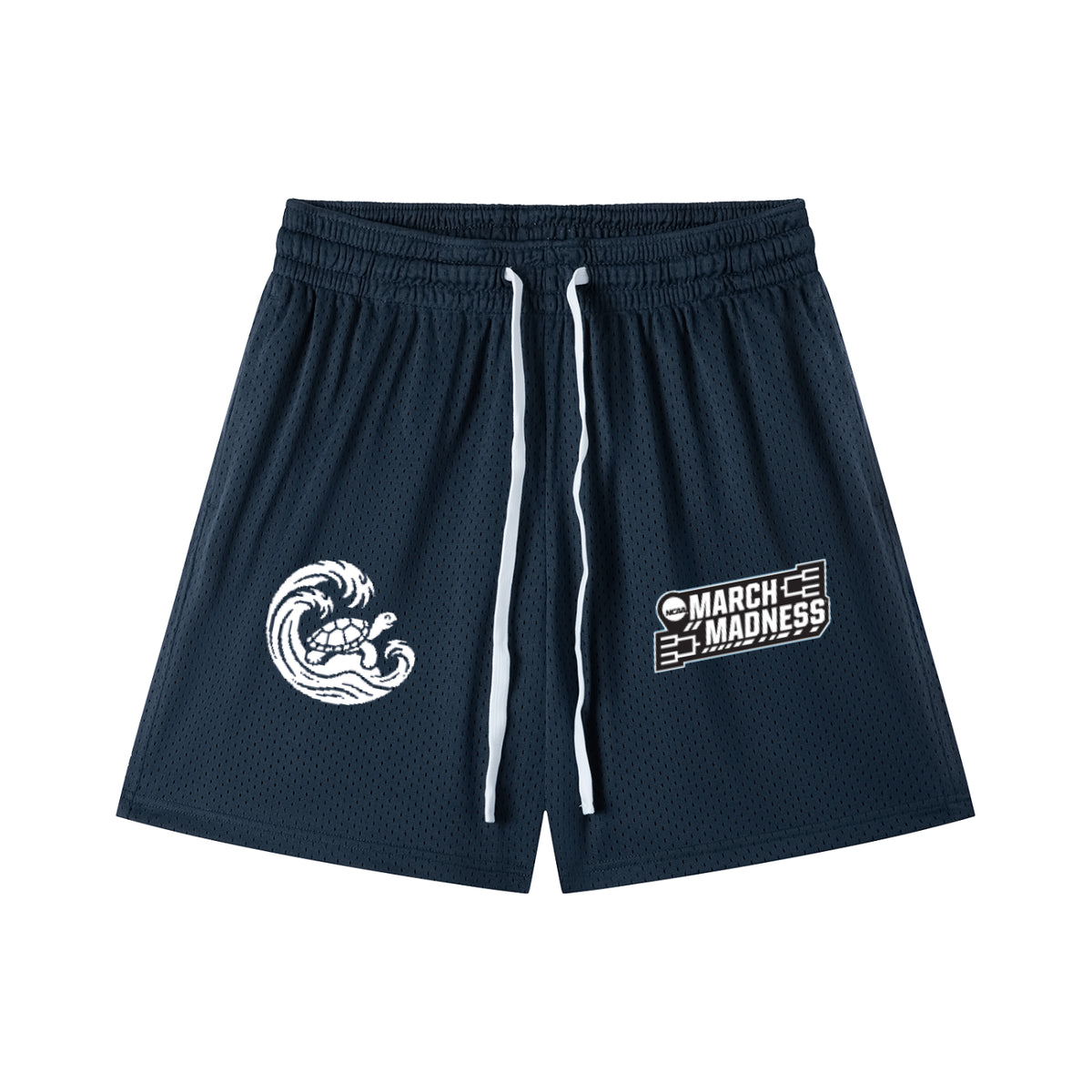 Mesh Drawstring Shorts