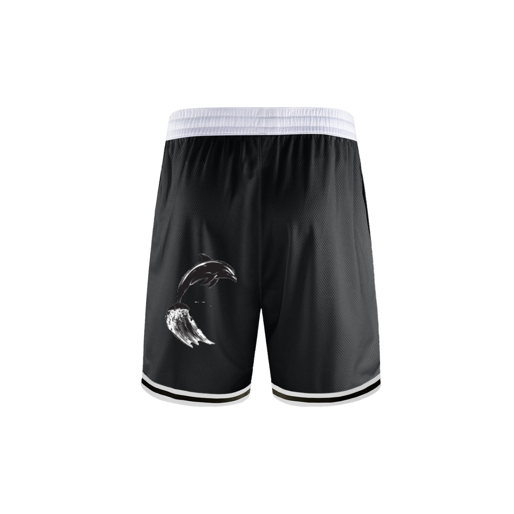 Classic Stripe Trim Basketball Shorts
