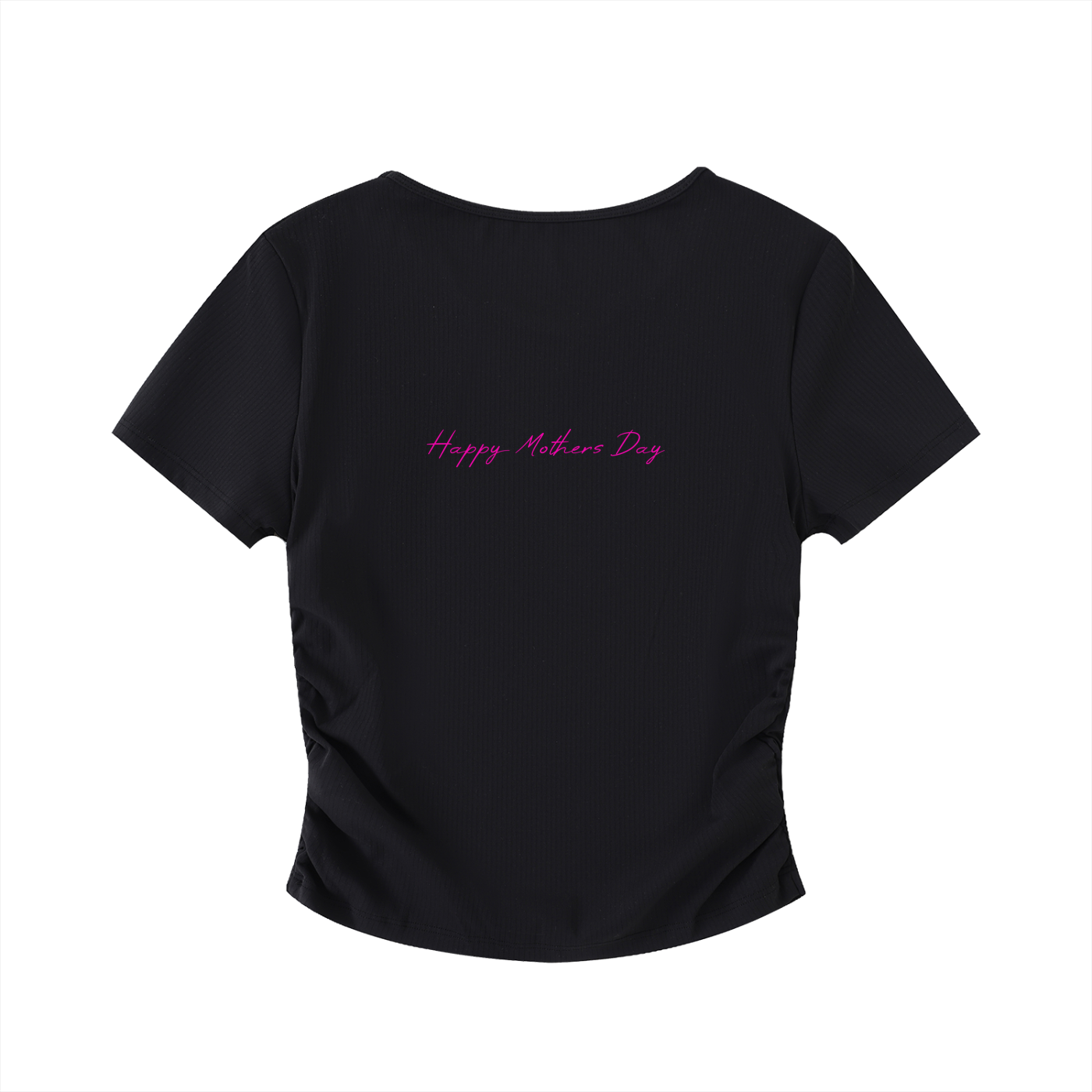 Ruched Bodycon Crop Top