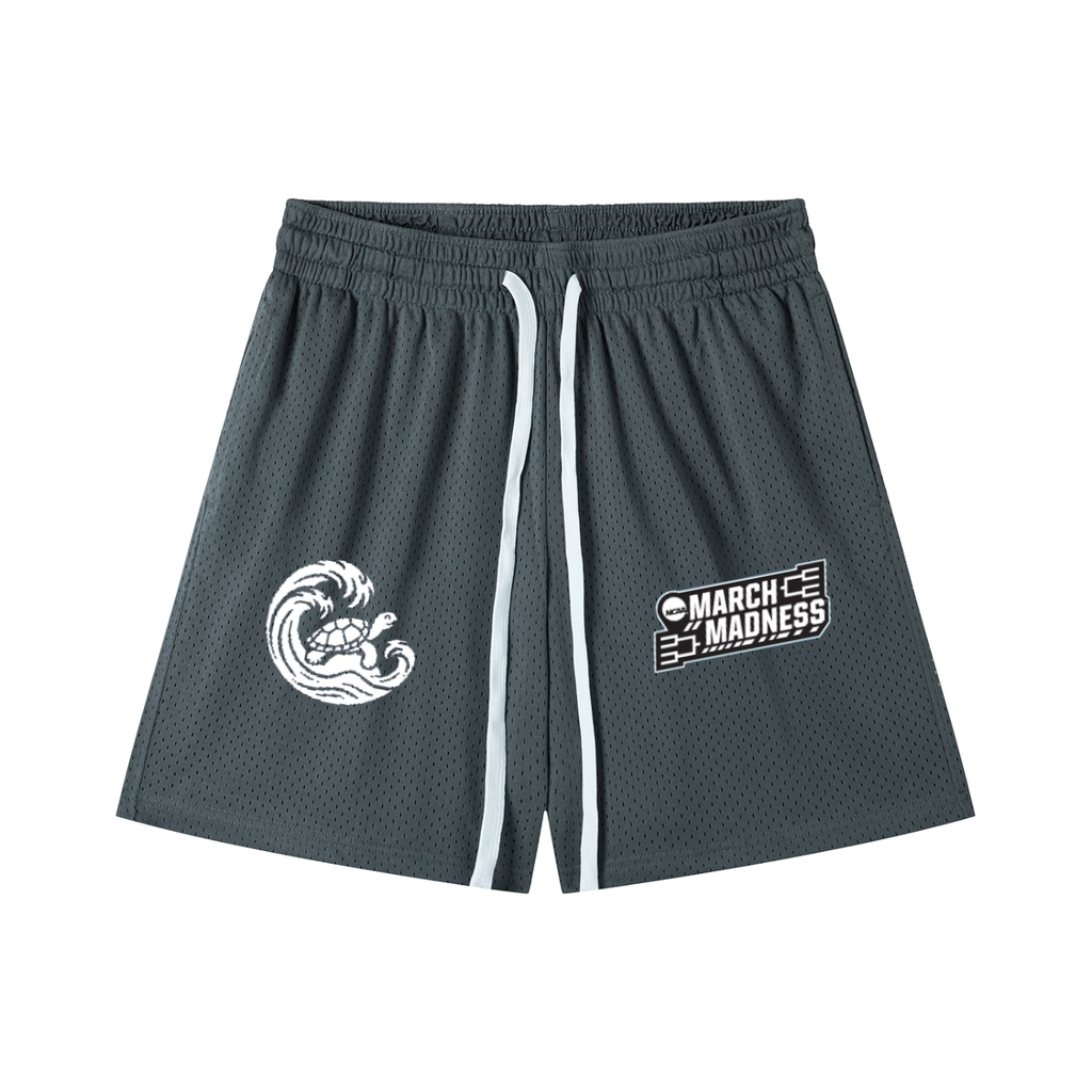 Mesh Drawstring Shorts