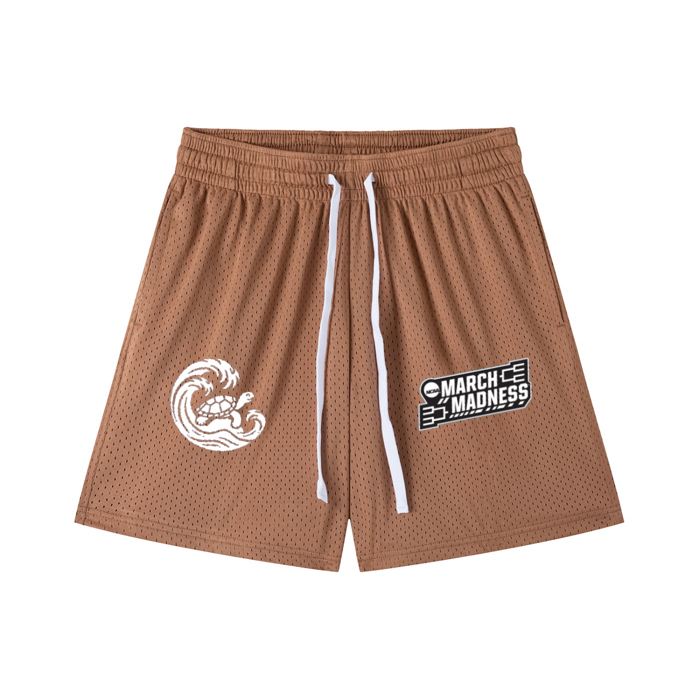 Mesh Drawstring Shorts