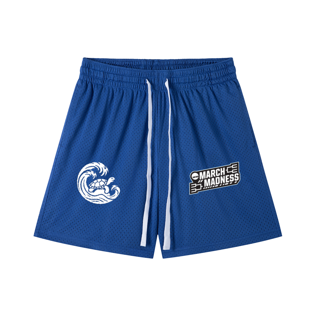 Mesh Drawstring Shorts