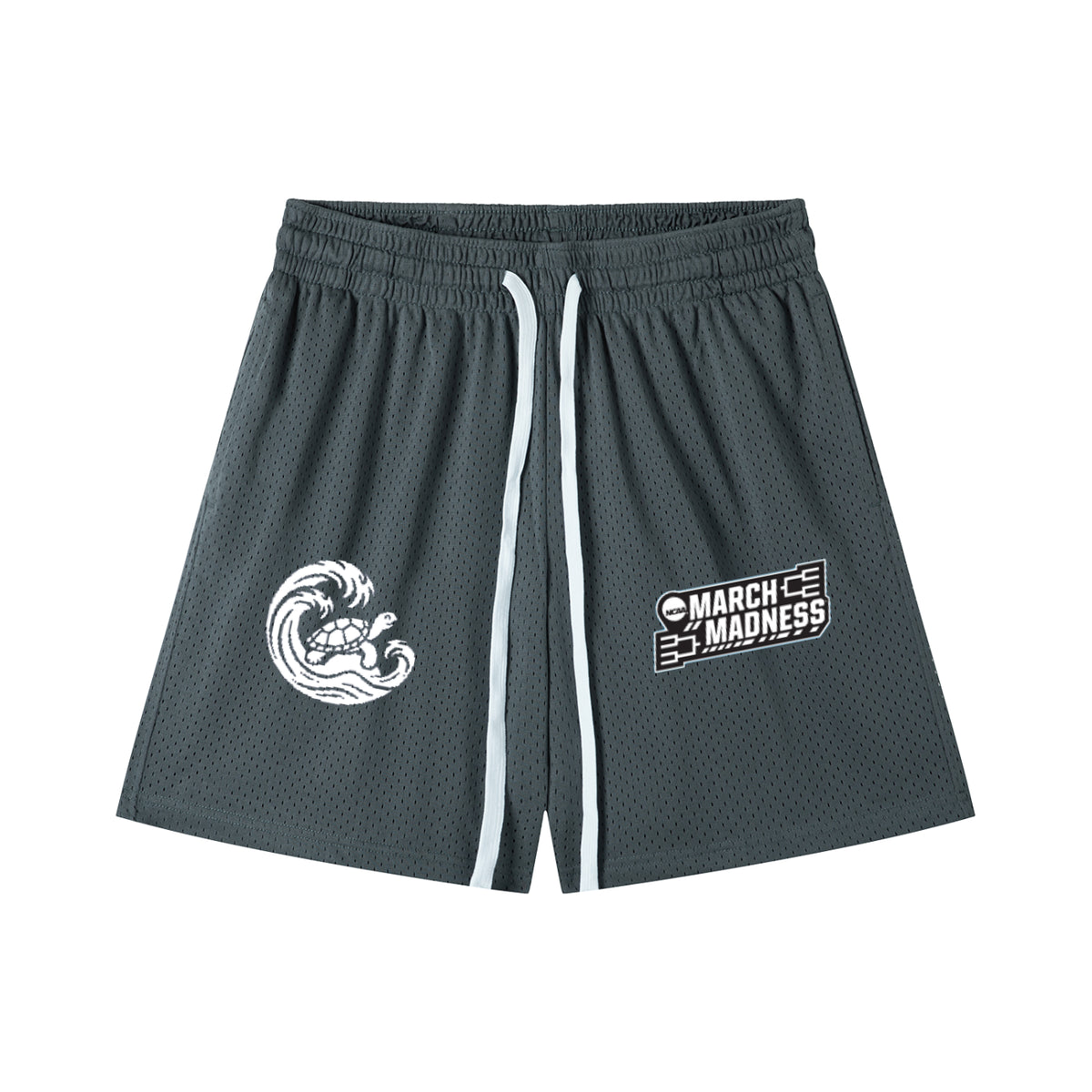 Mesh Drawstring Shorts