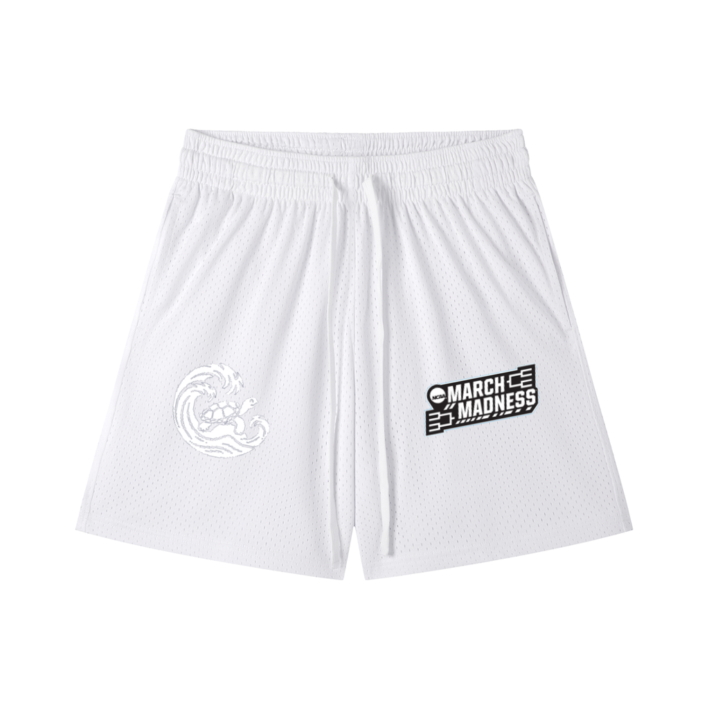 Mesh Drawstring Shorts
