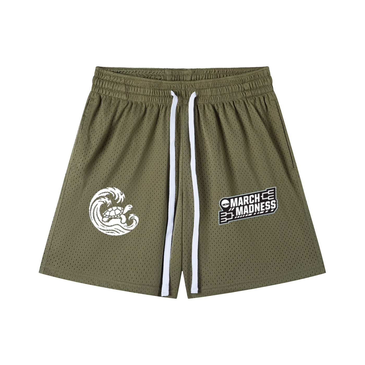 Mesh Drawstring Shorts