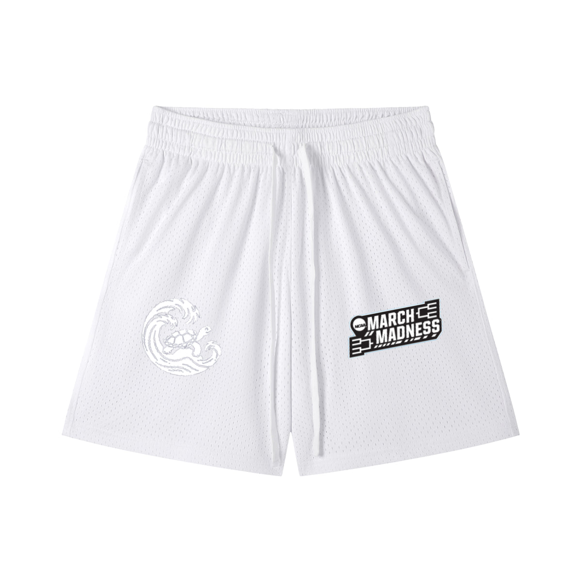 Mesh Drawstring Shorts